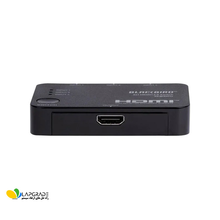 نمای 3 پورت ورودی HDMI و 1 پورت خروجی HDMI روی سوئیچ فرانت FN-S231 - پشتیبانی از 4K@60Hz
